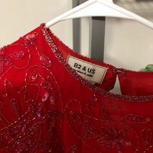 Formal sequencing dress